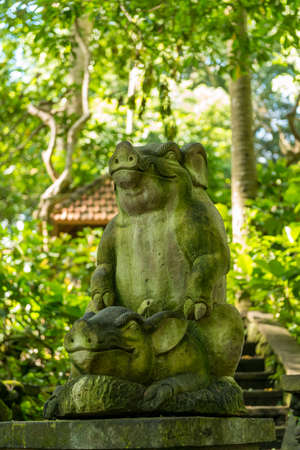 View of sacred Monkey Forest in Ubud