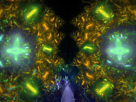 Imaginatory fractal background Image