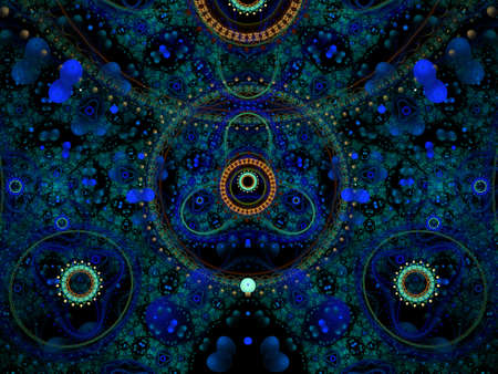 Imaginatory fractal background Image