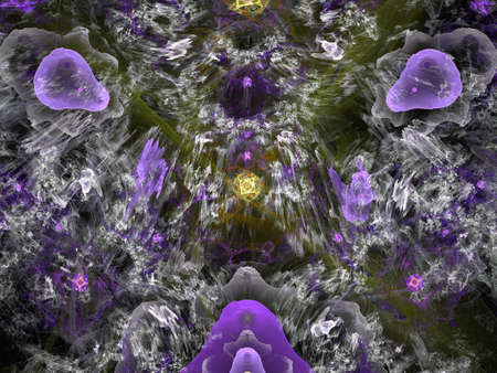 Imaginatory fractal background Imageの写真素材