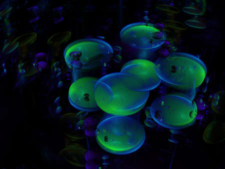 Imaginatory fractal background Image