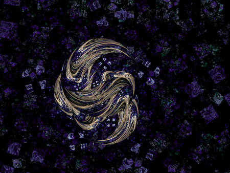 Imaginatory fractal background Image
