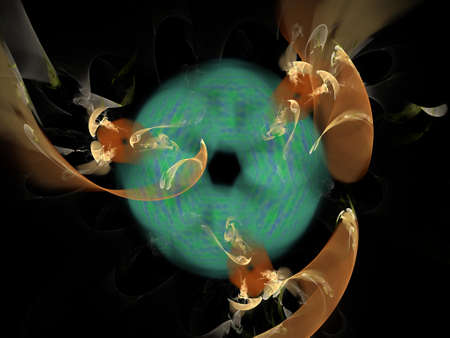 Imaginatory fractal background Image