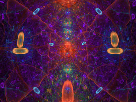 Imaginatory fractal background Image