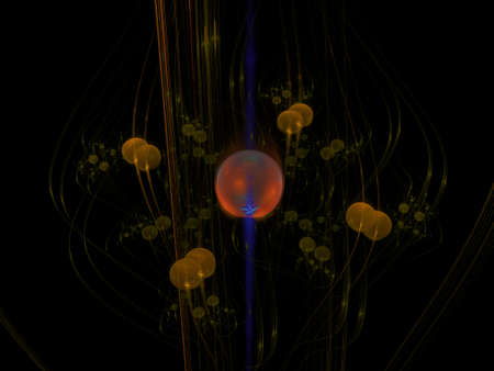 Imaginatory fractal background Image