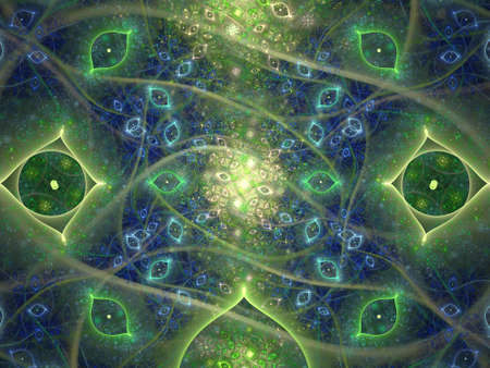 Imaginatory fractal background Image