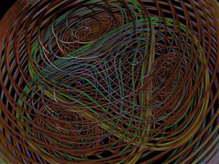 Imaginatory fractal background Image
