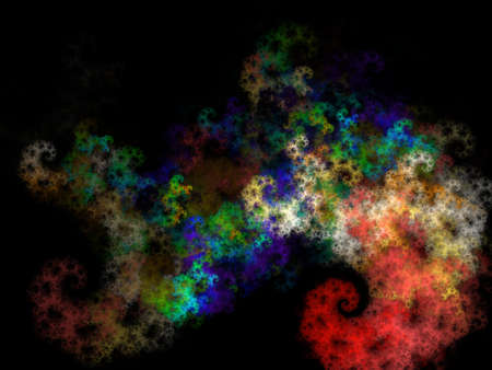 Imaginatory fractal background Imageの写真素材