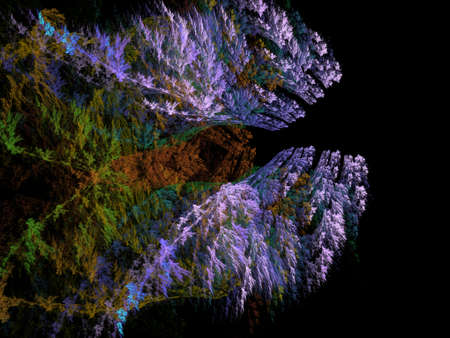 Imaginatory fractal background Imageの写真素材
