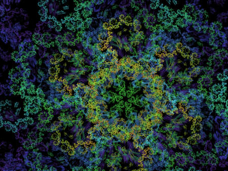 Imaginatory fractal background Imageの写真素材