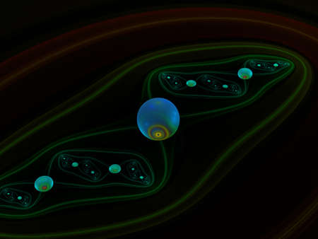 Imaginatory fractal background Image