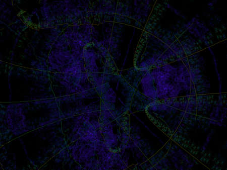 Imaginatory fractal background Image