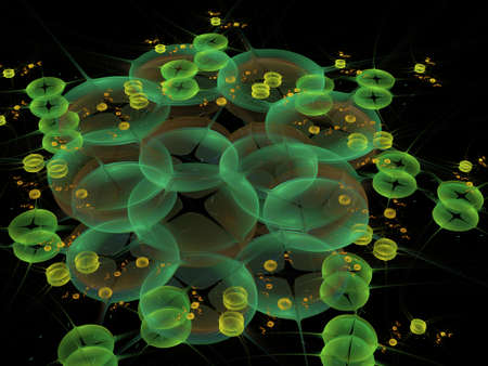 Imaginatory fractal background Image