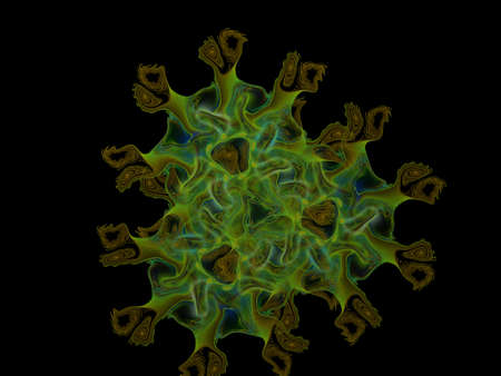 Imaginatory fractal background Image