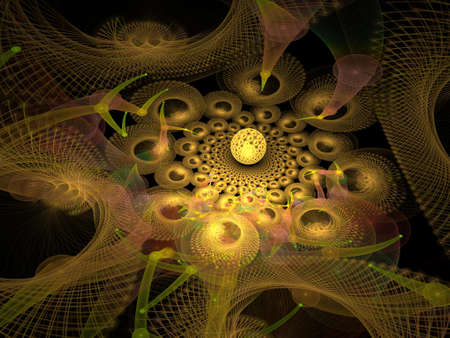 Imaginatory fractal background Image