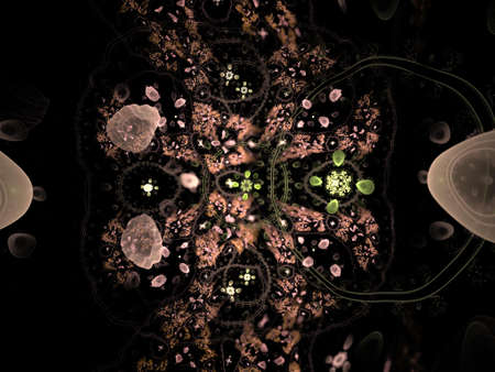 Imaginatory fractal background Image