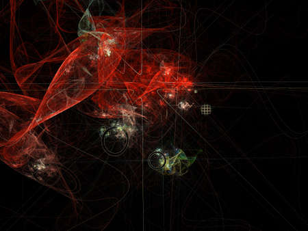 Imaginatory fractal background Image