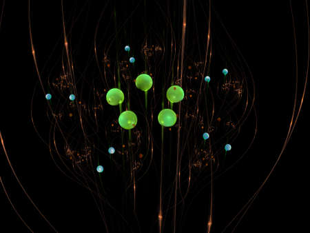 Imaginatory fractal background Image