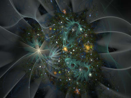 Imaginatory fractal background Image