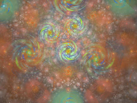 Imaginatory fractal background Image