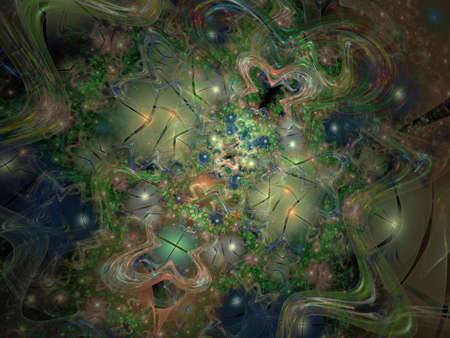 Imaginatory fractal background Image