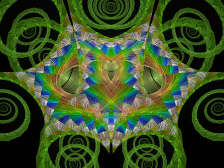 Imaginatory fractal background Imageの写真素材
