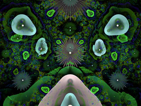 Imaginatory fractal background Image