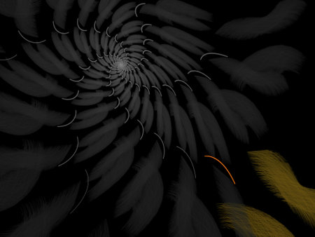Imaginatory fractal background Image