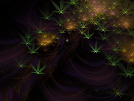 Imaginatory fractal background Imageの写真素材