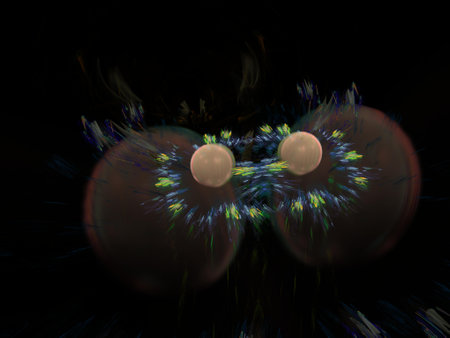 Imaginatory fractal background Imageの写真素材