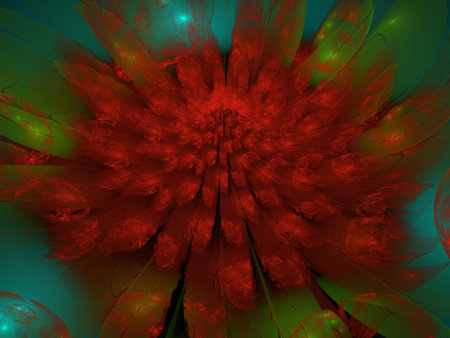Imaginatory fractal background Imageの写真素材