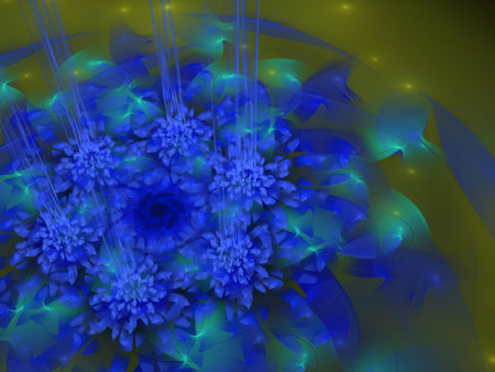Imaginatory fractal background Imageの写真素材