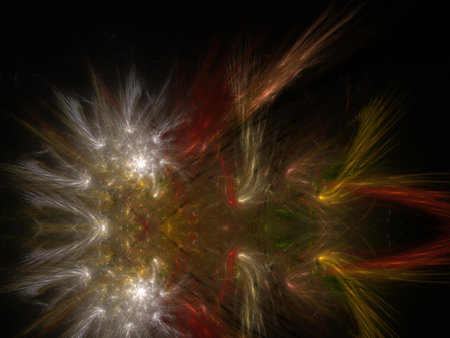 Imaginatory fractal background Imageの写真素材