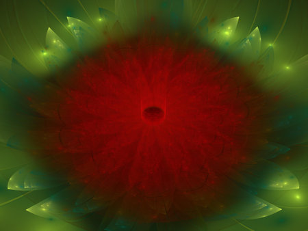 Imaginatory fractal background Imageの写真素材