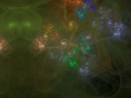 Imaginatory fractal background Imageの写真素材