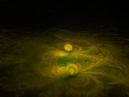 Imaginatory fractal background Imageの写真素材