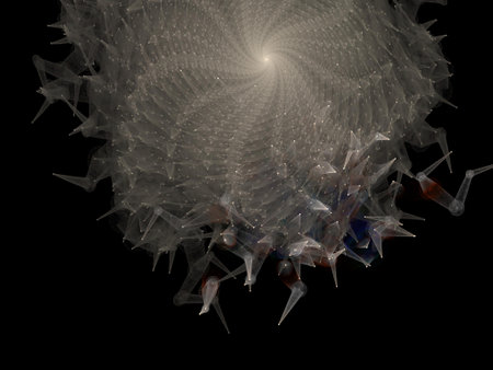 Imaginatory fractal background Image