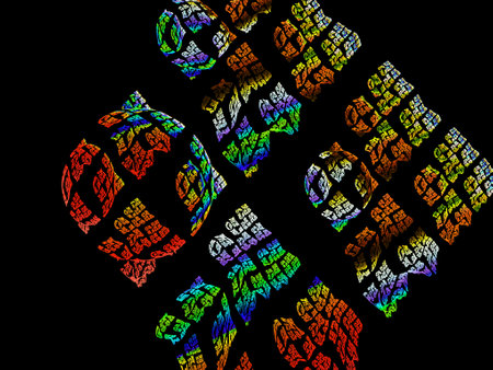 Imaginatory fractal background Image