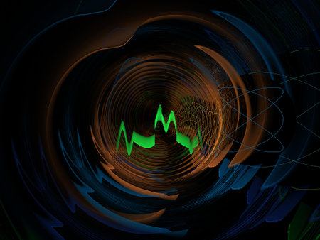 Imaginatory fractal background Image