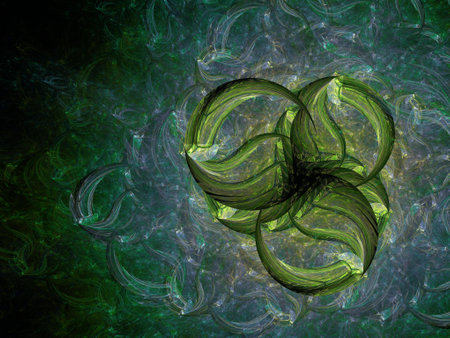 Imaginatory fractal background Imageの写真素材