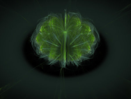 Imaginatory fractal background Imageの写真素材