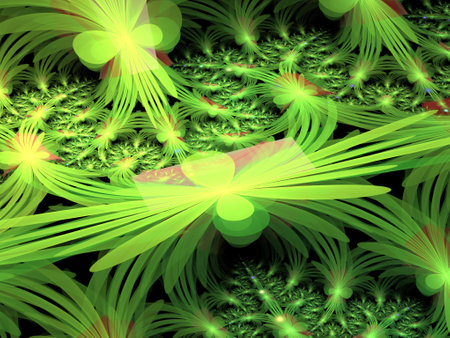 Imaginatory fractal background Imageの写真素材