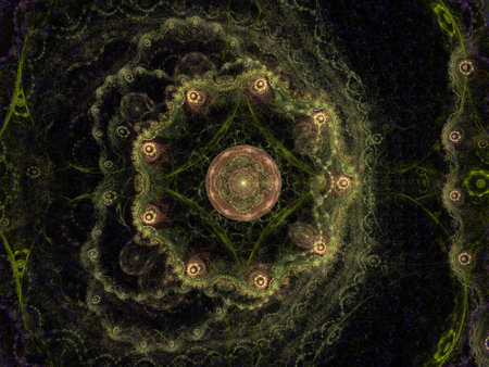 Imaginatory fractal background Image