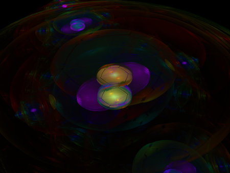 Imaginatory fractal background Image