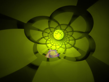 Imaginatory fractal background Image
