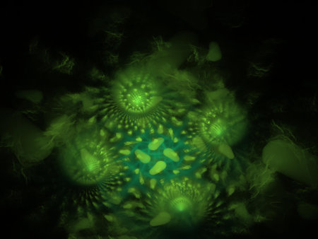 Imaginatory fractal background Image