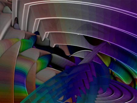 Imaginatory fractal background Imageの写真素材