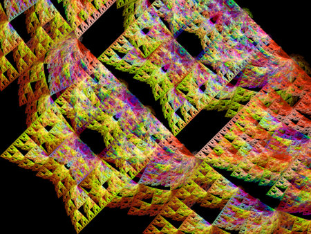 Imaginatory fractal background Image