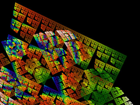 Imaginatory fractal background Image