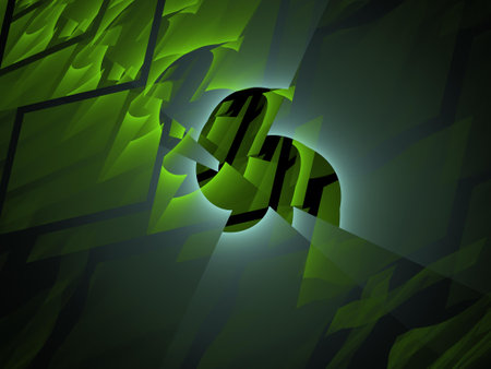 Imaginatory fractal background Imageの写真素材